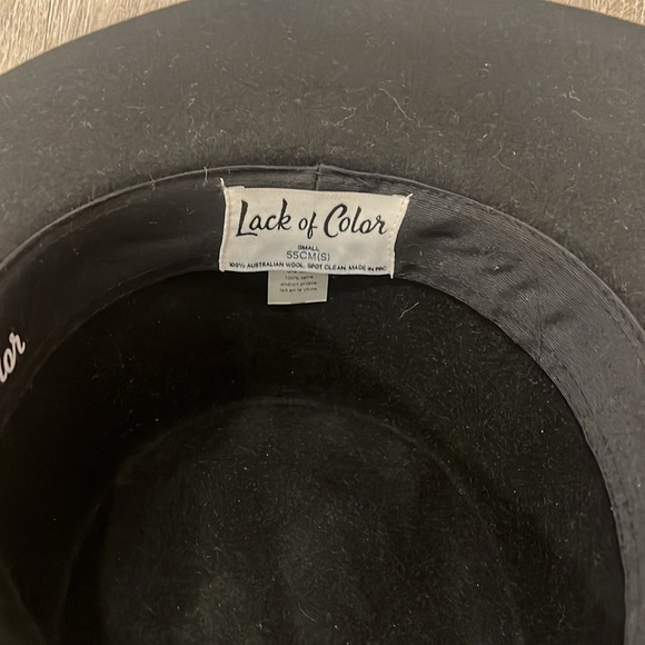 lack of color, black size small 55 CM 100% Australian wool hat - Picture 3 of 3